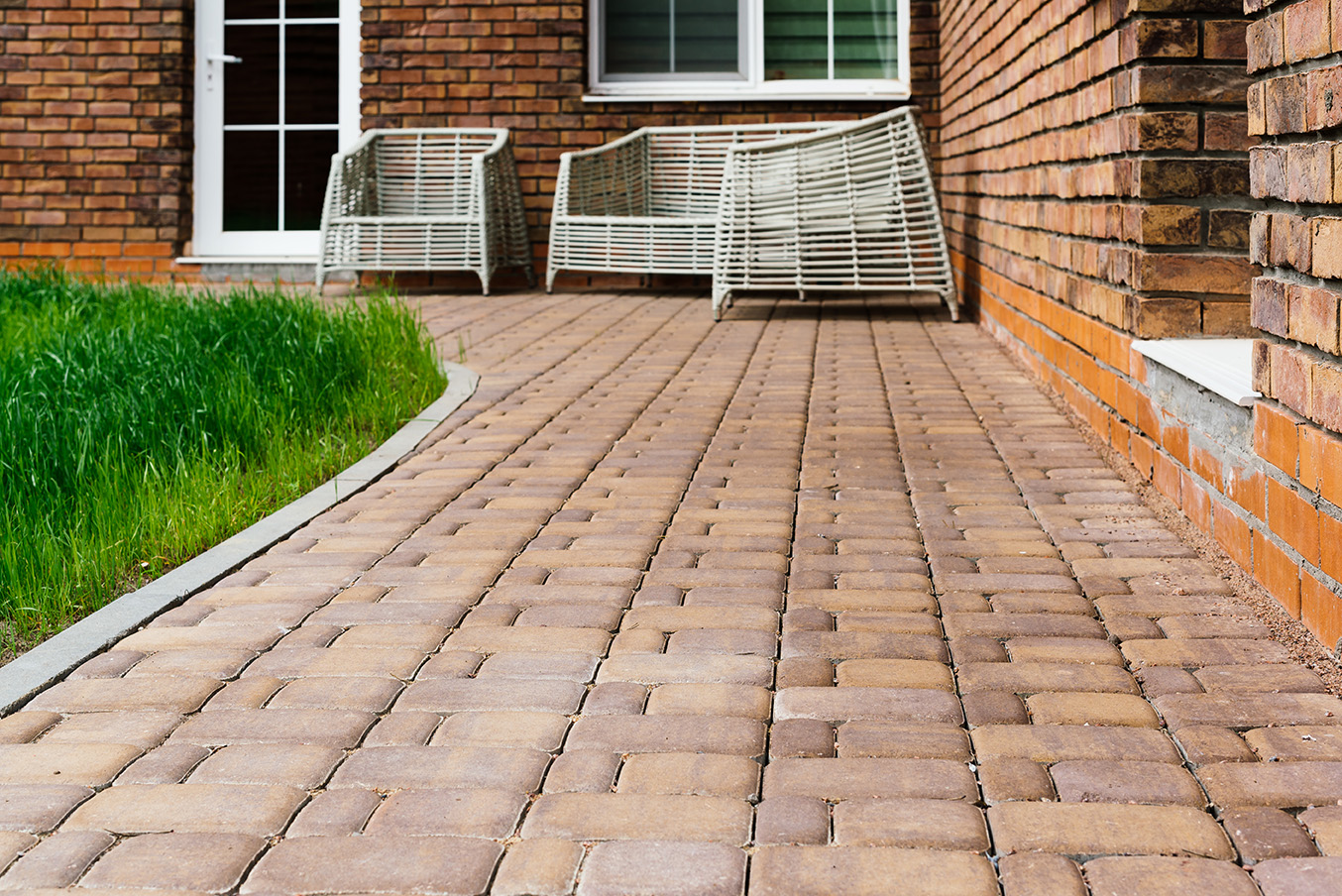 The durable and weather-resistant nature of the concrete blocks makes them an ideal choice for outdoor walkways, patios, and public gathering spaces.